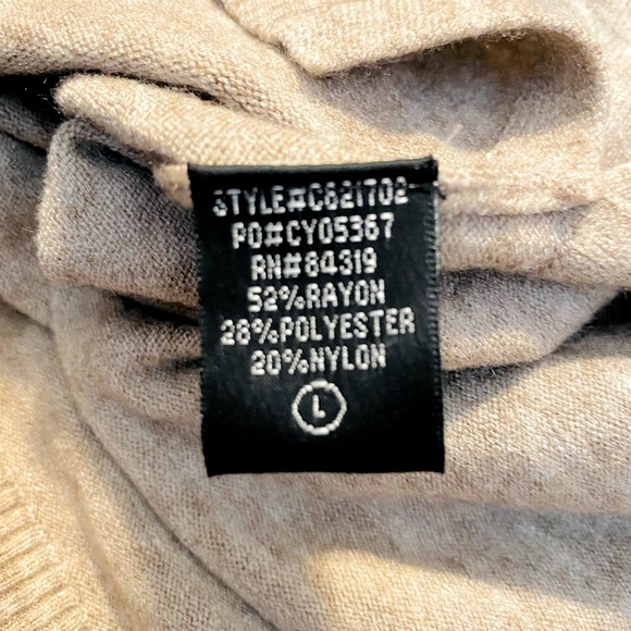 Light Grey Turtle Neck Sweater - Picture 2 of 3